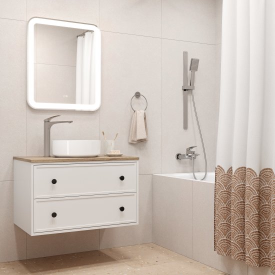 Смеситель для раковины Iddis Lahta LAHSB01i01 однорычажный цвет хром