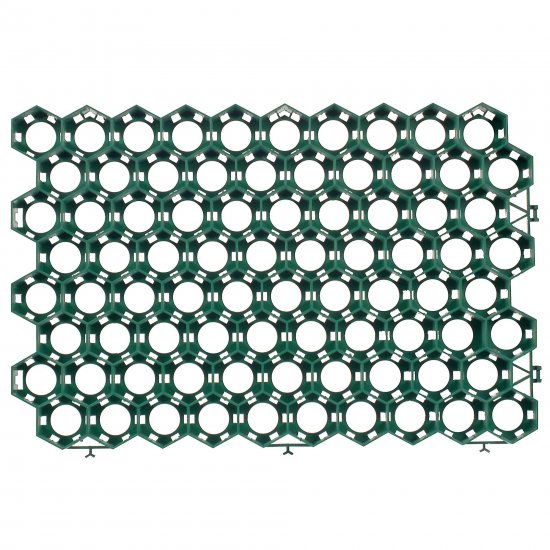 Решётка газонная ERFOLG GP, 40x60x4 см, цвет зелёный