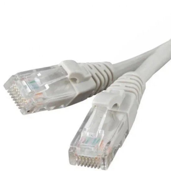 Патч-корд компьютерный UTP CAT5e 4х2х0,511 мм PVC Ripo серый (0,5 м)
