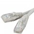 Патч-корд компьютерный UTP CAT5e 4х2х0,511 мм PVC Ripo серый (0,5 м)