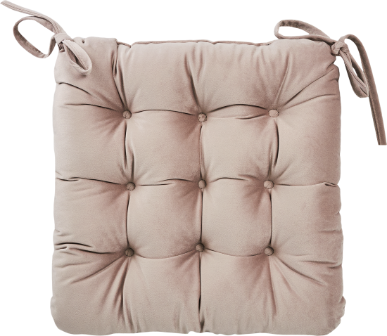 Подушка на сиденье Linen Way «Fossil 4» 40x36 см цвет серо-розовый