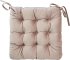 Подушка на сиденье Linen Way «Fossil 4» 40x36 см цвет серо-розовый