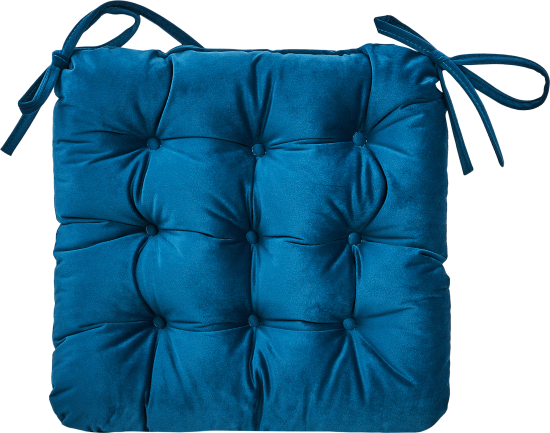 Подушка на сиденье Linen Way «Ibiza 1» 40x36 см цвет бирюзовый