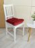 Подушка на сиденье Linen Way «Cocktail 1» 40x36 см цвет терракот