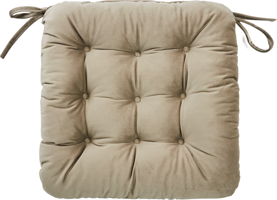 Подушка на сиденье Linen Way 40x36 см цвет серо-коричневый