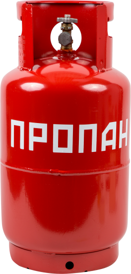 Газовый баллон без колец 27 л сталь