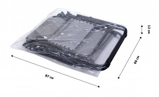 Кресло-шезлонг Сиеста СК-175 156x77x83 см сталь/текстилен цвет серый