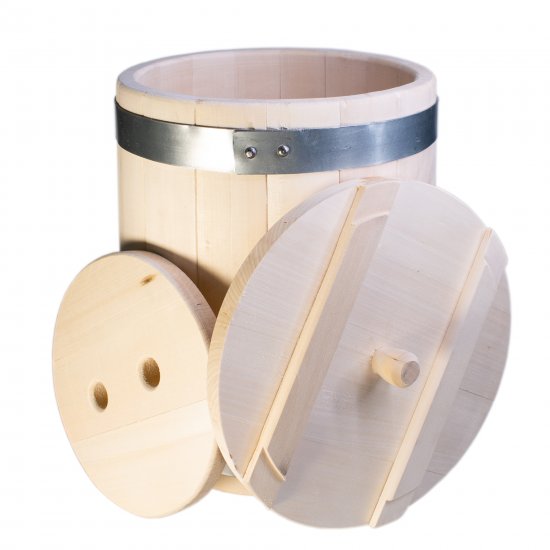 Кадка 20 л липа цвет коричневый