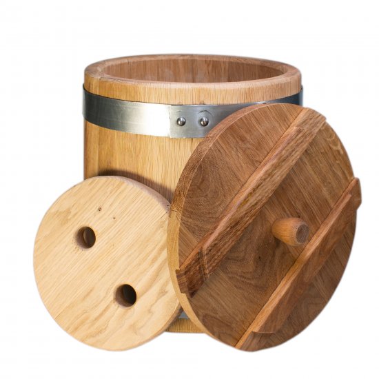 Кадка Interrasa 10 л дуб цвет коричневый