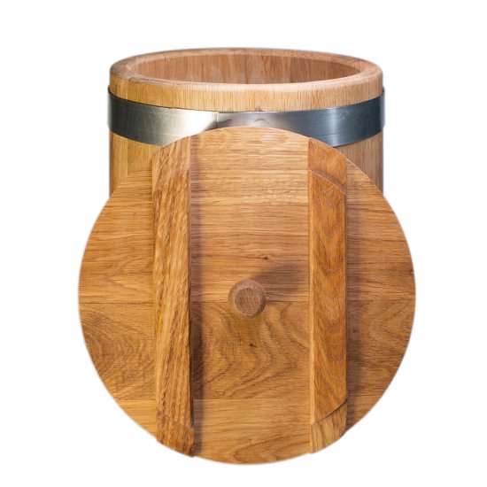 Кадка Interrasa 10 л дуб цвет коричневый