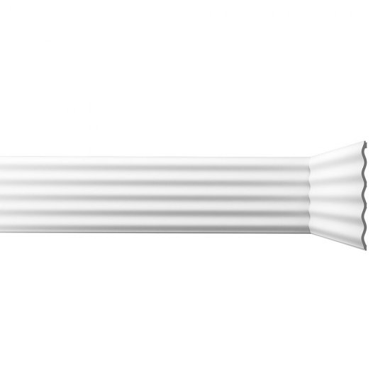 Панель декоративная из экополимера 200х2600х10 мм Bello Deco XPS СП 01/2.6 белая 0,52 кв.м