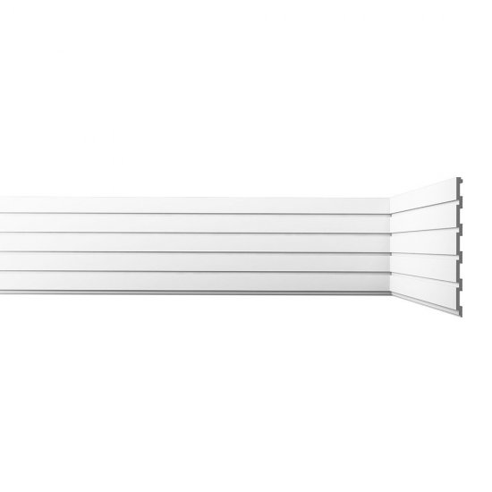 Панель декоративная из экополимера 200х2600х9 мм Bello Deco XPS СП 03/2.6 белая 0,52 кв.м