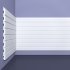 Панель декоративная из экополимера 200х2600х8 мм Bello Deco XPS СП 06/2.6 белая 0,52 кв.м