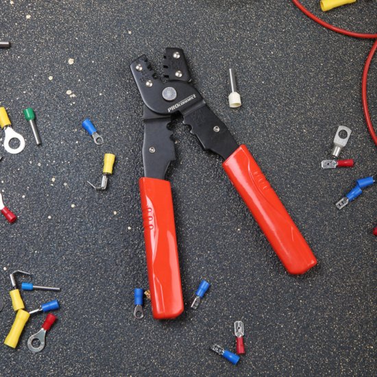 Пресс-клещи Proconnect HT-202B для обжима автоклемм 0,10-6 кв.мм (12-3032-4)