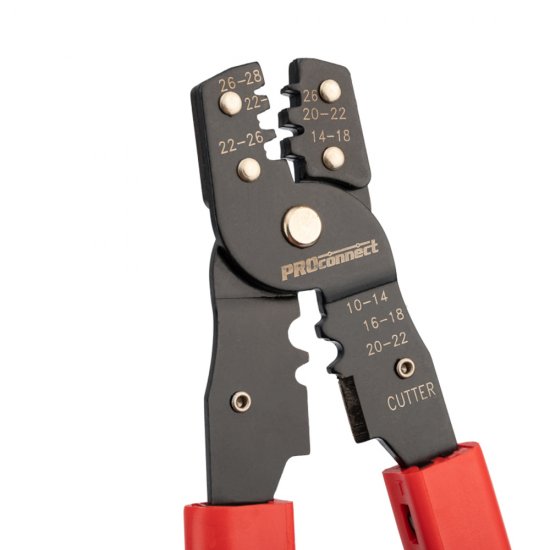 Пресс-клещи Proconnect HT-202B для обжима автоклемм 0,10-6 кв.мм (12-3032-4)