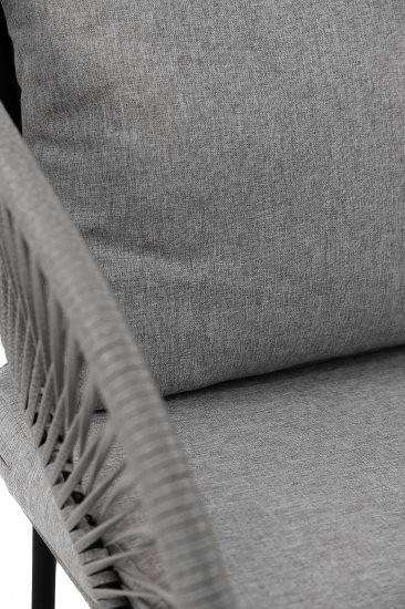 Набор садовой мебели Luna ротанг цвет графит диван - 1 шт стол - 1 шт кресло - 2 шт