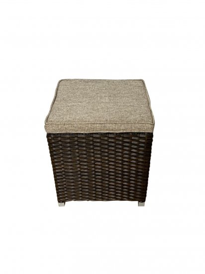 Набор садовой мебели Greengard Альби сталь цвет коричневый диван 1 шт. кресла 2 шт. пуфик 2 шт стол 1 шт