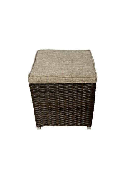 Набор садовой мебели Greengard Альби сталь цвет коричневый диван 1 шт. кресла 2 шт. пуфик 2 шт стол 1 шт