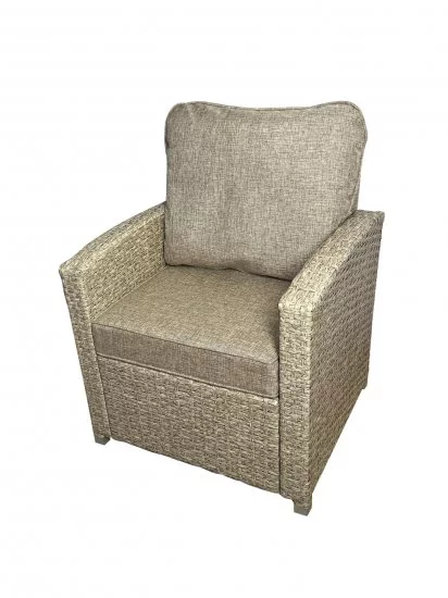 Кресло Greengard Сантия 69x69x86 см искусственный ротанг цвет бежевый