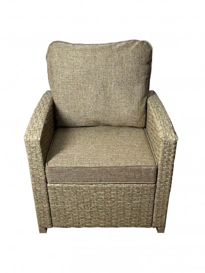 Кресло Greengard Сантия 69x69x86 см искусственный ротанг цвет бежевый