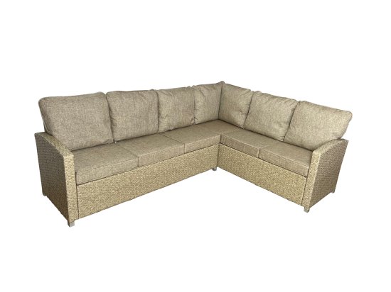 Набор садовой мебели Greengard Сантия сталь цвет бежевый диван 1 шт. стол 1 шт.