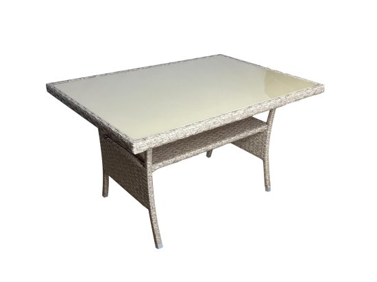 Набор садовой мебели для обеда с подушками Greengard Сантия сталь цвет бежевый диван 1 шт. стол 1 шт.