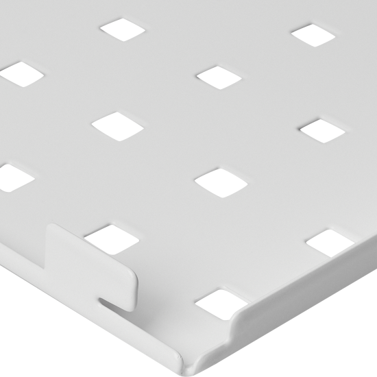 Перфопанель для инструмента Spaceo 79.3x24.7 см сталь цвет белый