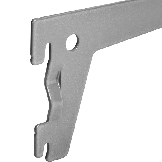 Кронштейн для полок Spaceo 20 см нагрузка до 25 кг цвет серебро