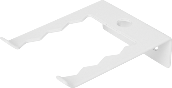 Держатель для инструмента на перфопанели Spaceo 2.5x5.4x7.5 см сталь цвет белый