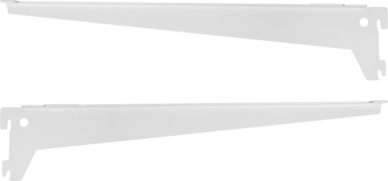 Кронштейн для полок Spaceo 40 см нагрузка до 25 кг цвет белый 2 шт