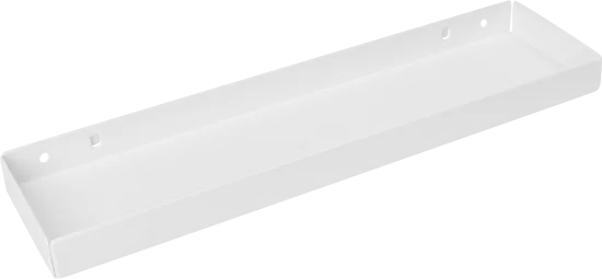 Полка для перфопанели Spaceo 30.6x2.2x8.3 см сталь цвет белый