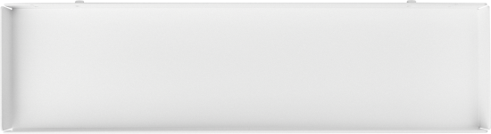 Полка для перфопанели Spaceo 30.6x2.2x8.3 см сталь цвет белый