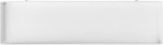 Полка для перфопанели Spaceo 30.6x2.2x8.3 см сталь цвет белый