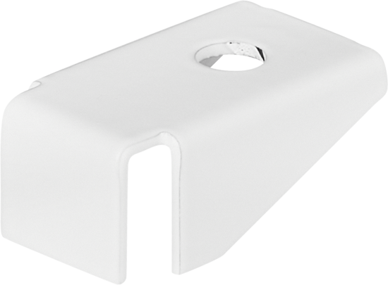 Держатель полки Spaceo 1.08x1.55x2.58 см сталь цвет белый 12 шт