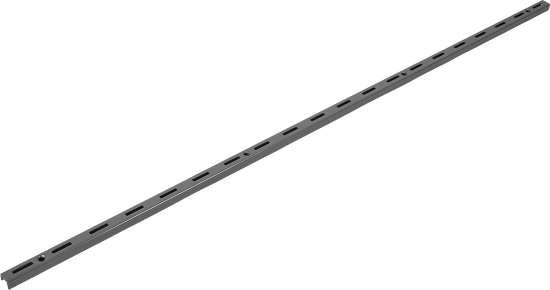 Направляющая однорядная Spaceo 100 см цвет серый