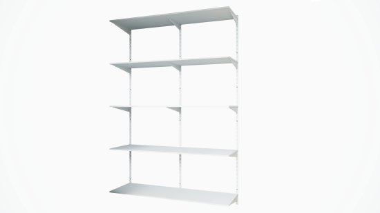 Кронштейн для полок Spaceo 25 см нагрузка до 25 кг цвет белый 10 шт