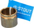 Гильза монтажная Stout 32 мм латунь