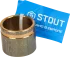 Гильза монтажная Stout 32 мм латунь
