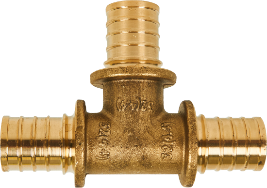 Тройник равнопроходной Stout 32x32x32 мм латунь