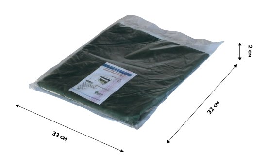 Тент для садовый качелей полиэстер 210x145 см цвет зеленый