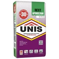 Штукатурка цементная Unis Next Армослой 25 кг