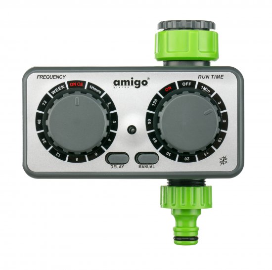 Таймер для полива Amigo 79932 ¾-1” с датчиком дождя