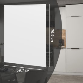 Фасад для кухонного шкафа Инта 59.7x76.5 см Delinia ID МДФ цвет белый