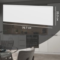 Фасад для кухонного ящика Инта 79.7x25.3 см Delinia ID МДФ цвет белый