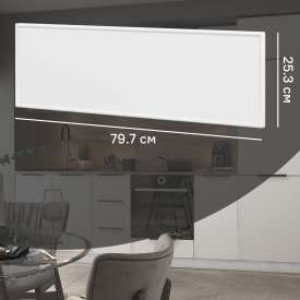 Фасад для кухонного ящика Инта 79.7x25.3 см Delinia ID МДФ цвет белый