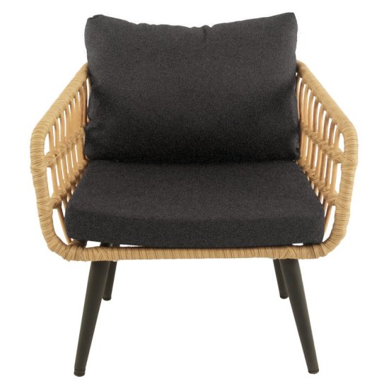 Набор садовой мебели LIANA алюминий цвет грано/темно-серый диван - 1 шт стол - 1 шт кресло - 2 шт