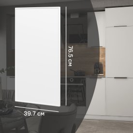 Фасад для кухонного шкафа Инта 39.7x76.5 см Delinia ID МДФ цвет белый