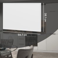 Фасад для кухонного шкафа Инта 59.7x38.1 см Delinia ID МДФ цвет белый