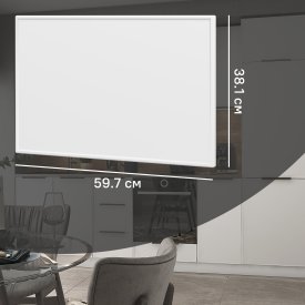 Фасад для кухонного шкафа Инта 59.7x38.1 см Delinia ID МДФ цвет белый