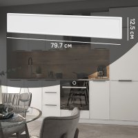 Фасад для кухонного ящика Инта 79.7x12.5 см Delinia ID МДФ цвет белый
